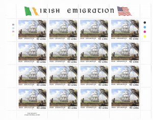 Ireland 1168  1999   sheet 16  VF  Mint NH
