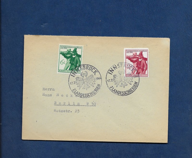 GERMANY 1944 TYROL COVER Innsbruck cancel