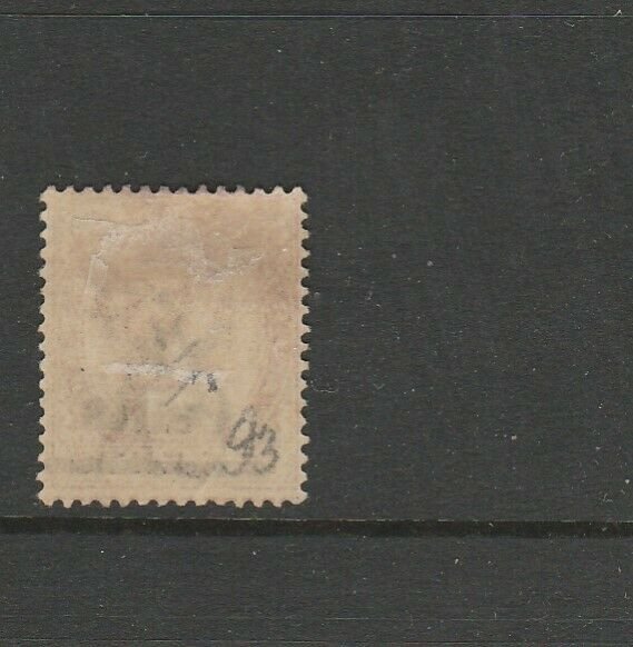 Mauritius 1900 Opt, 4c on 16c MM SG 137