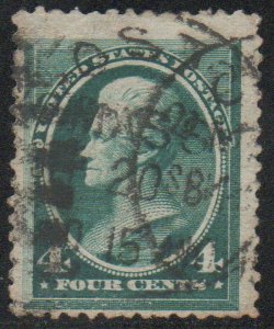 MALACK 211 F-VF JUMBO, town cancels, robust color! c3679