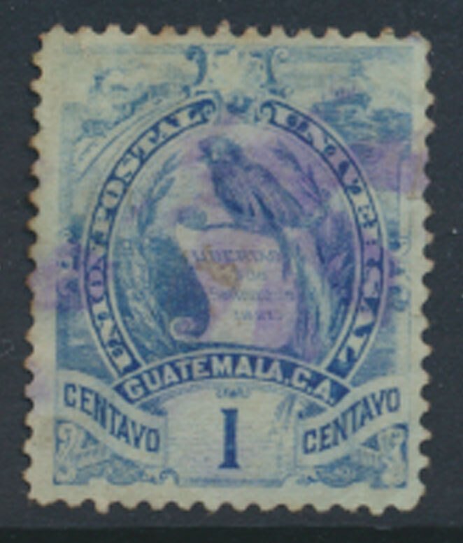 Guatemala    SG 31 SC# 31   Used thin    1886  see scans