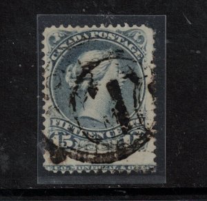 Canada #30ix Used Fine+ Imprint In Margin