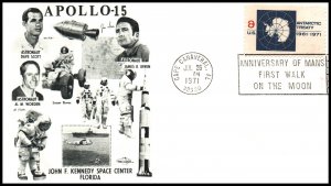 US Apollo 15 Launch July,1971 Orbit Space Cover