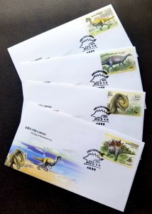 *FREE SHIP Korea The Age Of Dinosaurs II 2011 Prehistoric (FDC set)