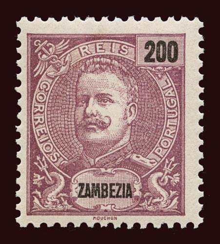 ZAMBEZIA Scott #31 1898 King Carlos unused tiny HR