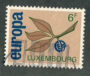 Luxembourg #433 used single