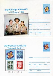 Romania 1998 Cachet Scouting  envelopes