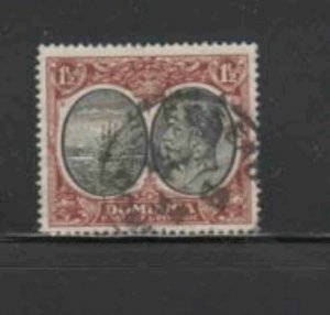 DOMINICA #69 1923 1 1/2p KING GEORGE V & SEAL OF COLONY F-VF USED