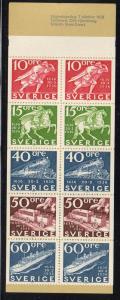 Sweden Sc 950a 1972 Stockholmia 74 stamp bklt of 10 mint NH