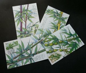 *FREE SHIP China Bamboo 1993 Plant (maxicard) *concordance postmark
