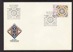 Portugal Tiles 1982 U/A FDC BIN 1416