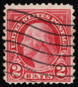 US #579 SCV $140.00 VF used,  VERY RARE AS A USED STAMP,  this one has super ...