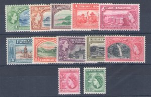 1953-59 Trinidad and Tobago - Stanley Gibbons 267/78 - 12 Value Series - MNH**
