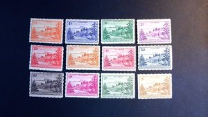 Norfolk Islands Sc# 1-12 Complete Set MH Mint Hinged