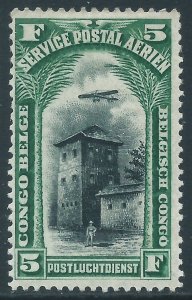 Belgian Congo, Sc #C4, 5fr MH