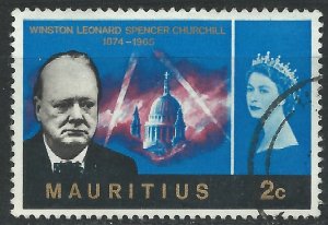 Mauritius 1966 - 2c Churchill - SG336 used