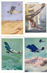Air Force Weapon - Lot of Four Ferrari Designer Postcards