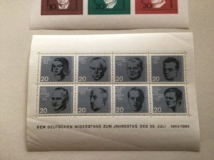 Germany 2 mint never hinged stamp sheets  A10957