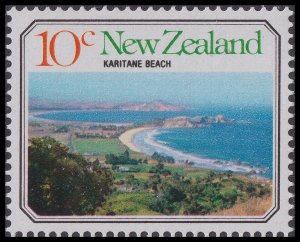 New Zealand 1145 Seascapes Beach Scenes Karitane Beach 10c single MNH 1977