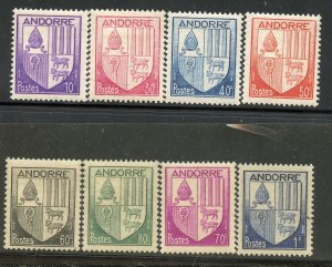 Andorra,  French lot Mint Hinge   17