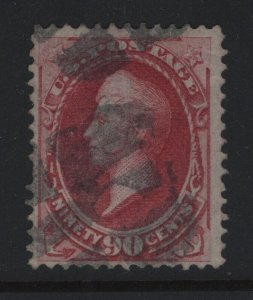 155 F-VF used neat cancel with nice color cv $ 350 ! see pic !