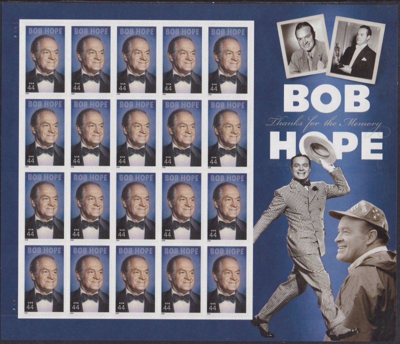 4406 Bob Hope Sheet MNH