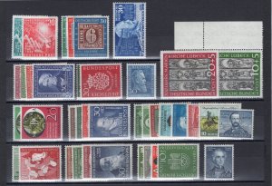 GERMANY FEDERAL REPUBLIC 1949-1959 COMPLETE COLLECTION MINUS POSTHORN PERFECT NH