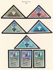 Qatar # 53-60, Quatar Boy Scouts, LH, 1/3 Cat