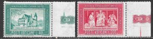 VATICAN CITY 1964 German Cardinal Nicolaus Cusanus Set Sc 395-396 MNH