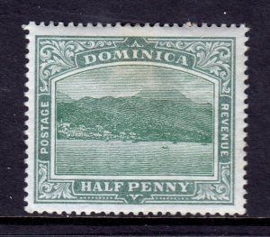 Dominica - Scott #25 - MH - Toning on hinge, thin speck - SCV $5.25