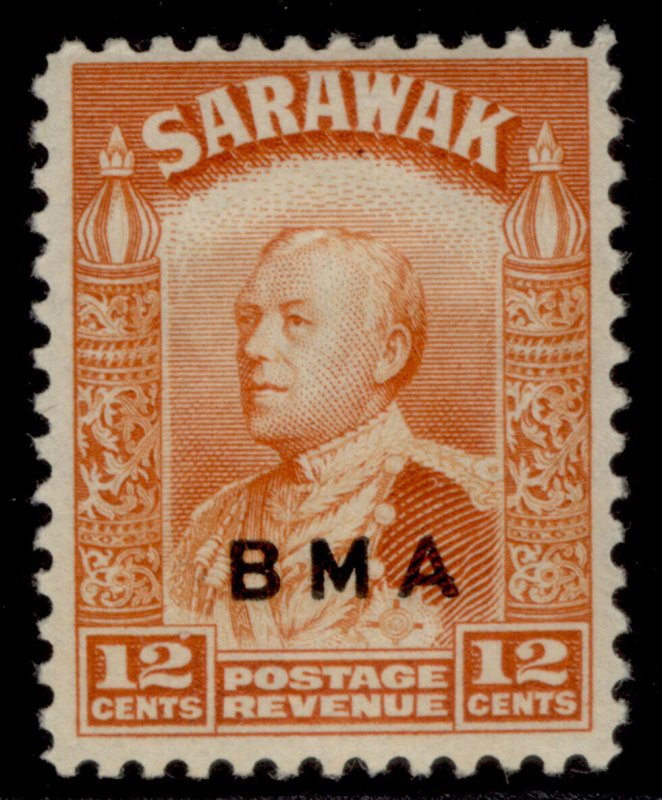 SARAWAK GVI SG134, 12c orange, M MINT.