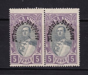 Albania stamp #237, MNH OG, horizontal pair