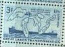 US Stamp #1069 MNH Soo Locks Single