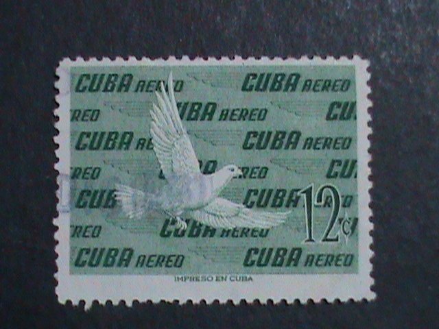 CUBA-AIR MAILS- BIRDS- VERY OLD USED CUBA-STAMP-VF  WE SHIP TO WORLD WIDE