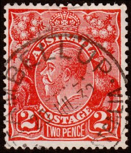 Australia Scott 71b, Die I, Red (1930) Used F-VF M