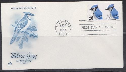 3053 Blue Jay ArtCraft FDC