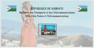 Djibouti Djibouti 1999 Mi. 674 Presentation Paper World Telecom Day-