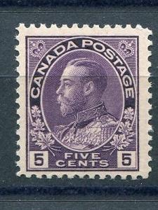 Canada #112 Mint VF NH