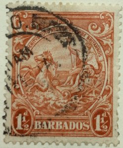 AlexStamps BARBADOS #195 XF Used 