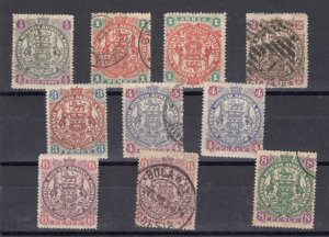 BSAC Rhodesia 1897 Mint/Used Set To 6d SG66/92 BP10831