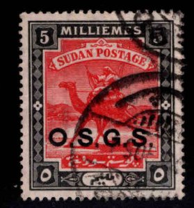 SUDAN Scott O5 Used Camel mail Official surcharge