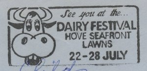 Cover / Postmark GB / UK Dairy Festival