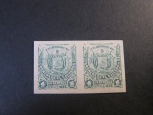 Salvador 1876 Sc 146 imperf. pair MH