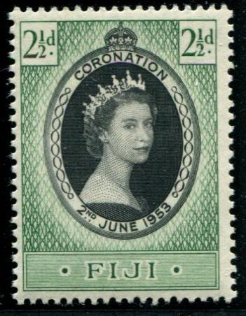 FIJI 145 Mint OG 1953 Coronation