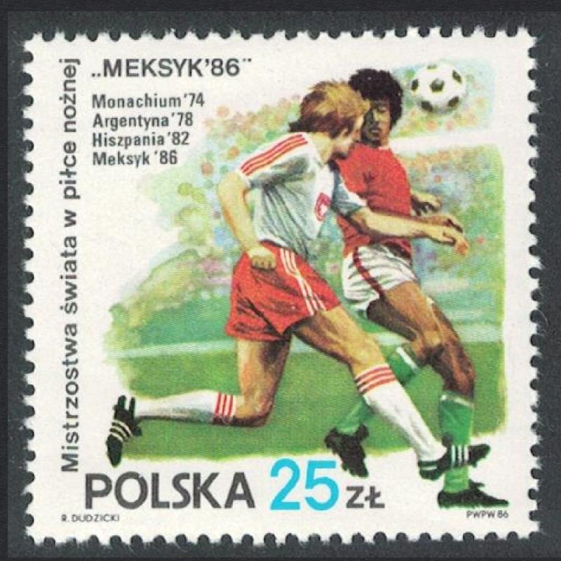 Poland World Cup Football Championship Mexico SG#3041 SC#2735