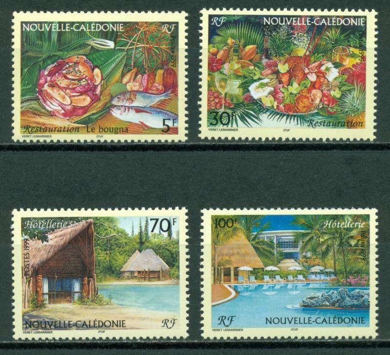 New Caledonia Scott #832-835 MNH Tourism CV$4+