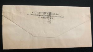 1938 Glasgow Scotland England Slogan Cancel Wrapper Cover