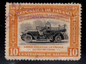 Panama  Scott 359 Fire Truck stamp Used