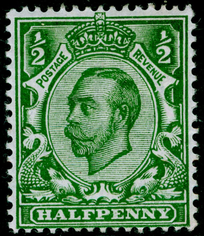 SG338 SPEC N4(3), ½d deep green, M MINT. Cat £15. WMK CROWN