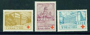 Finland Scott B9-11 stamp set MH* CV$3.10